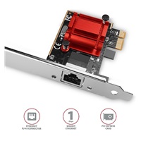AXAGON PCEE-GIX, PCIe síťová karta - 1x Gigabit Ethernet port (RJ-45), Intel i210AT, PXE, vč. LP