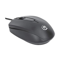 MANHATTAN Myš Comfort II, USB optická, 1000 dpi, bílá