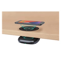 MANHATTAN bezdrátová nabíječka Under-Desk Fast Wireless Charger – 10 W, černá