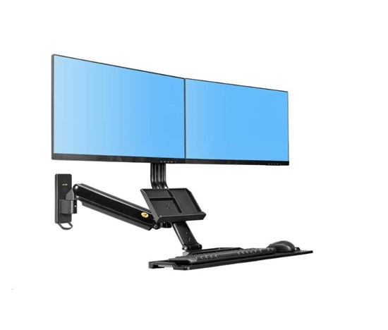 Držák na 2 monitory a klávesnici Fiber Mounts MC27-2AB