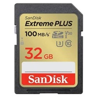 SanDisk SDHC karta 32GB Extreme PLUS (100 MB/s Class 10, UHS-I U3 V30)