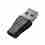 PremiumCord USB redukce USB 3.0 A - USB-C  (M/F), černá