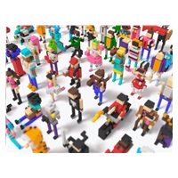 PIXIO Mini Safari magnetická stavebnice