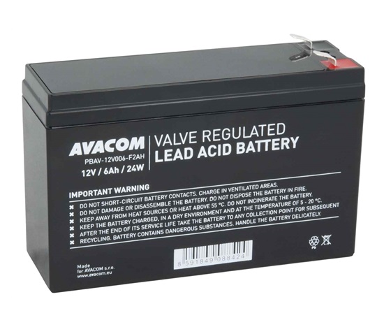 AVACOM baterie 12V 6Ah F2 HighRate (PBAV-12V006-F2AH)