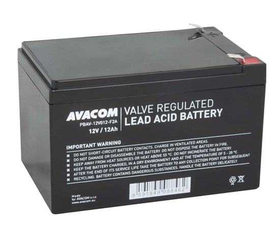 AVACOM baterie 12V 12Ah F2 (PBAV-12V012-F2A)