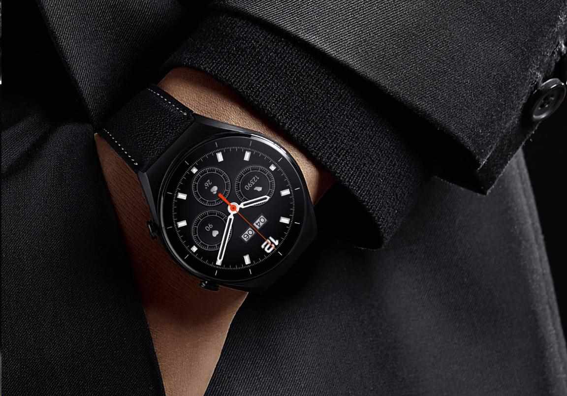 Obr. Xiaomi Watch S1 Strap (Leather) Black 1616555a