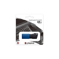 Kingston Flash Disk 64GB USB3.2 Gen 1 DataTraveler Exodia M (Black + Blue)