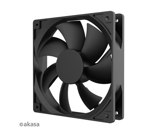 AKASA ventilátor Smart Black, 12cm fan, HD bearing