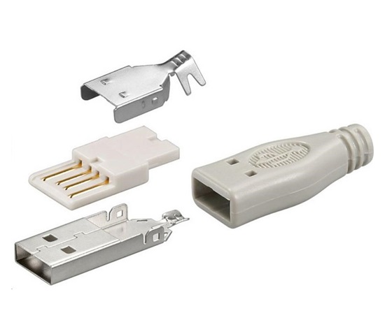 goobay Konektor USB typu A samec pájecí konektor (jen po 10ks)