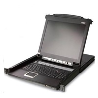 ATEN 16-Port KVM PS/2+USB, OSD, rack, 17" Slideaway LCD