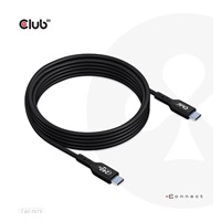 Club3D kabel USB-C, Oboustranný USB-IF Certifikovaný data kabel, Data 480Mb,PD 240W(48V/5A) EPR M/M 2m