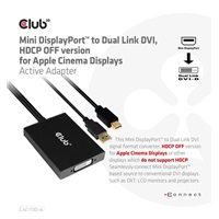 Club3D adaptér Mini DP na Dual Link DVI, HDCP OFF version for Apple Cinema Displays Active Adapter