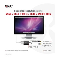 Club3D adaptér Mini DP na Dual Link DVI, HDCP OFF version for Apple Cinema Displays Active Adapter