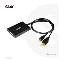 Club3D adaptér Mini DP na Dual Link DVI, HDCP OFF version for Apple Cinema Displays Active Adapter