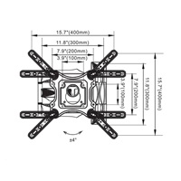Fiber Mounts DF400 - vynikající kloubový držák na televizory