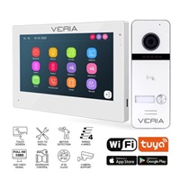 Veria SET Videotelefon  3001-W (Wi-Fi) bílý + vstupní stanice  301