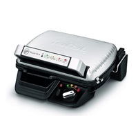 Tefal Supergrill Standard GC450B32 elektrický gril, 2000 W, kontaktní, digitální časovač, odnímatelný tác na šťávu