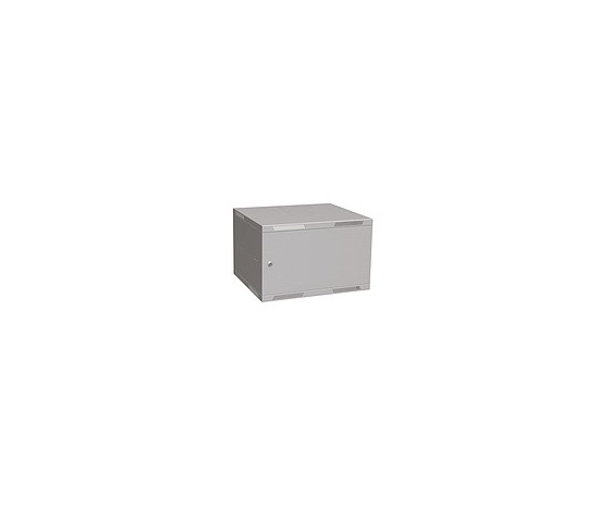 Solarix rozvaděč nástěnný skládaný SENSA LITE 6U 450mm, dveře plech, RAL 7035