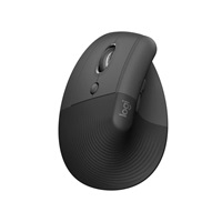 Logitech Lift Vertikální ergonomická myš pro Business, pro leváky, 2.4GHZ/BT, graphite/black – náhled 1