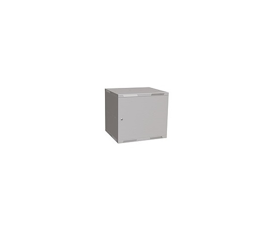 Solarix rozvaděč nástěnný skládaný SENSA LITE 9U 450mm, dveře plech, RAL 7035