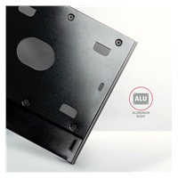 AXAGON RSS-CD09 rámeček pro 2.5" SSD/HDD do DVD slotu, 9.5 mm, LED, hliník