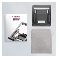 AXAGON STND-L, hliníkový stojan pro notebooky 10" - 16", 4 nastavitelné úhly