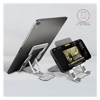 AXAGON STND-M, hliníkový stojan pro telefony a tablety 4" - 10.5", 5 nastavitelných úhlů