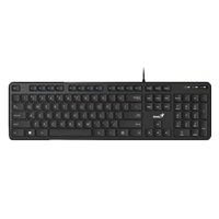 GENIUS klávesnice Slimstar M200/ Drátová/ USB/ černá/ CZ+SK layout