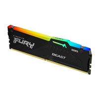 KINGSTON DIMM DDR5 16GB 5200MT/s CL40 FURY Beast Černá RGB