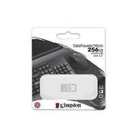 Kingston Flash Disk 256GB DataTraveler Micro 200MB/s Metal USB 3.2 Gen 1