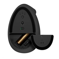 Logitech Lift Vertical Ergonomic Mouse, graphite/black