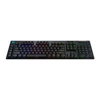 Logitech Mechanical Gaming Keyboard G915 LIGHTSPEED Wireless RGB - GL Tactile - CARBON - US INT‘L - 2.4GHZ/BT