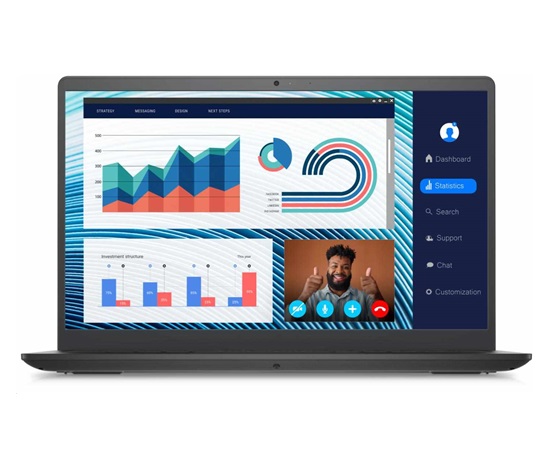 DELL NTB Vostro 3420|i5-1135G7|8GB|512GB SSD|14.0"FHD|GeForce MX350|FgrPr |3 Cell|65W|Backlit Kb|W11P|3Y NBD