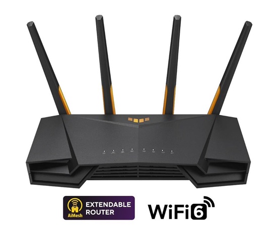 ASUS TUF-AX3000 V2 (AX3000) Wifi 6 Extendable Gaming router, 2,5G port, Gaming Port, 4G/5G Router replacement, AiMesh