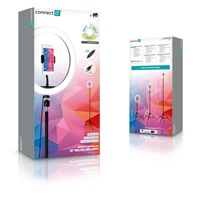 CONNECT IT Selfie12Ring kruhové 12" LED světlo + stativ 2,1 m