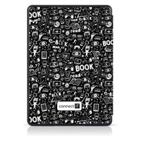 CONNECT IT pouzdro pro Amazon Kindle 2021 (11th gen.), DOODLE černá