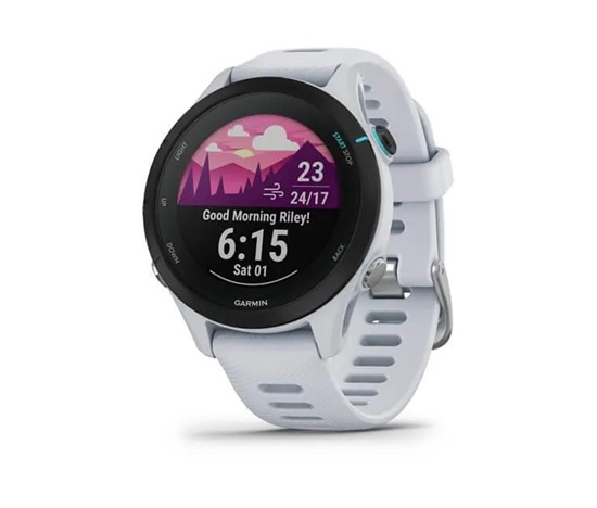 Garmin GPS sportovní hodinky Forerunner® 255S Music, Whitestone