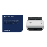 BROTHER skener ADS-4100 DUALSKEN A4 35ppm/70dual 600x600 60ADF USB