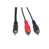 PremiumCord kabel Jack 3.5mm - 2xCINCH, M/M, 1,5m