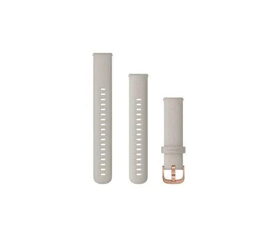 Garmin řemínek Quick Release Bands (18 mm), Light Sand with Rose Gold Hardware