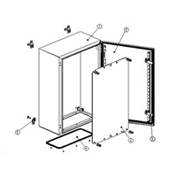 XtendLan univerzální rozvaděč s montážní deskou, 500x300x500 - krytí IP66