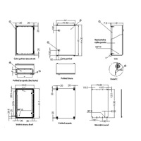 XtendLan univerzální rozvaděč s montážní deskou, 500x300x500 - krytí IP66