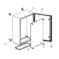 XtendLan univerzální rozvaděč s montážní deskou, 380x210x380 - krytí IP66