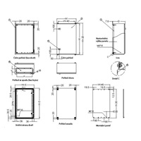 XtendLan univerzální rozvaděč s montážní deskou, 380x210x380 - krytí IP66