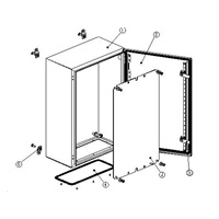 XtendLan univerzální rozvaděč s montážní deskou, 300x210x400 - krytí IP66