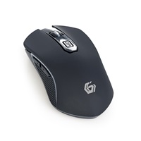 GEMBIRD myš MUSGW-6BL-01, herní, bezdrátová, RGB LED, 3200DPI, USB