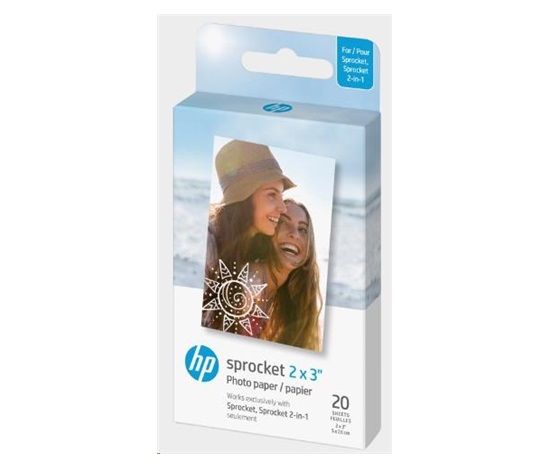 HP Zink Paper Sprocket 20 Pack 2x3"