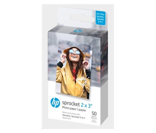 HP Zink Paper Sprocket 50 Pack 2x3"