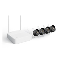 Tenda K4W-3TC - kamerový WiFi set, 4x IP 2K kamera, NVR rekordér, zvuk, noční vidění