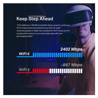 PCIe Adaptér AX3000 Wi-Fi 6 Bluetooth 5.2